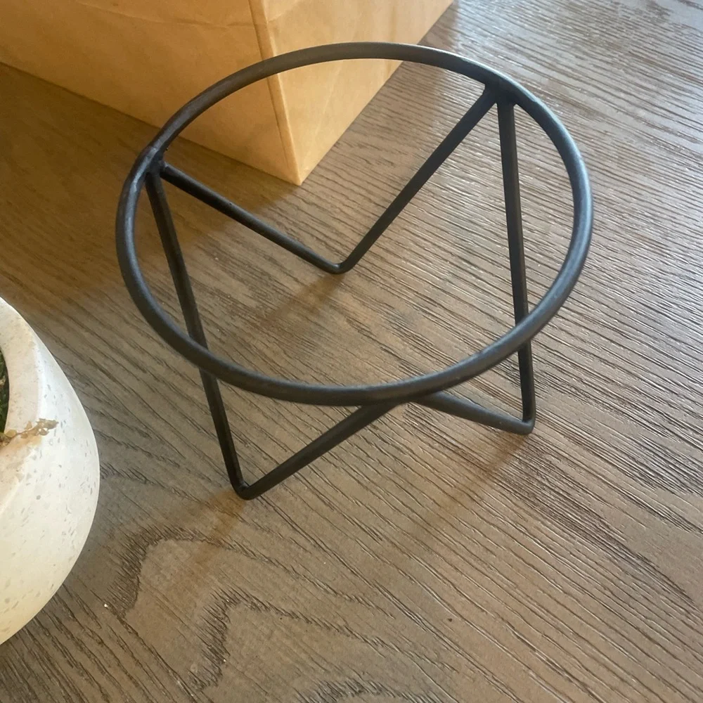 West Elm Iris Planters with Stand-New
